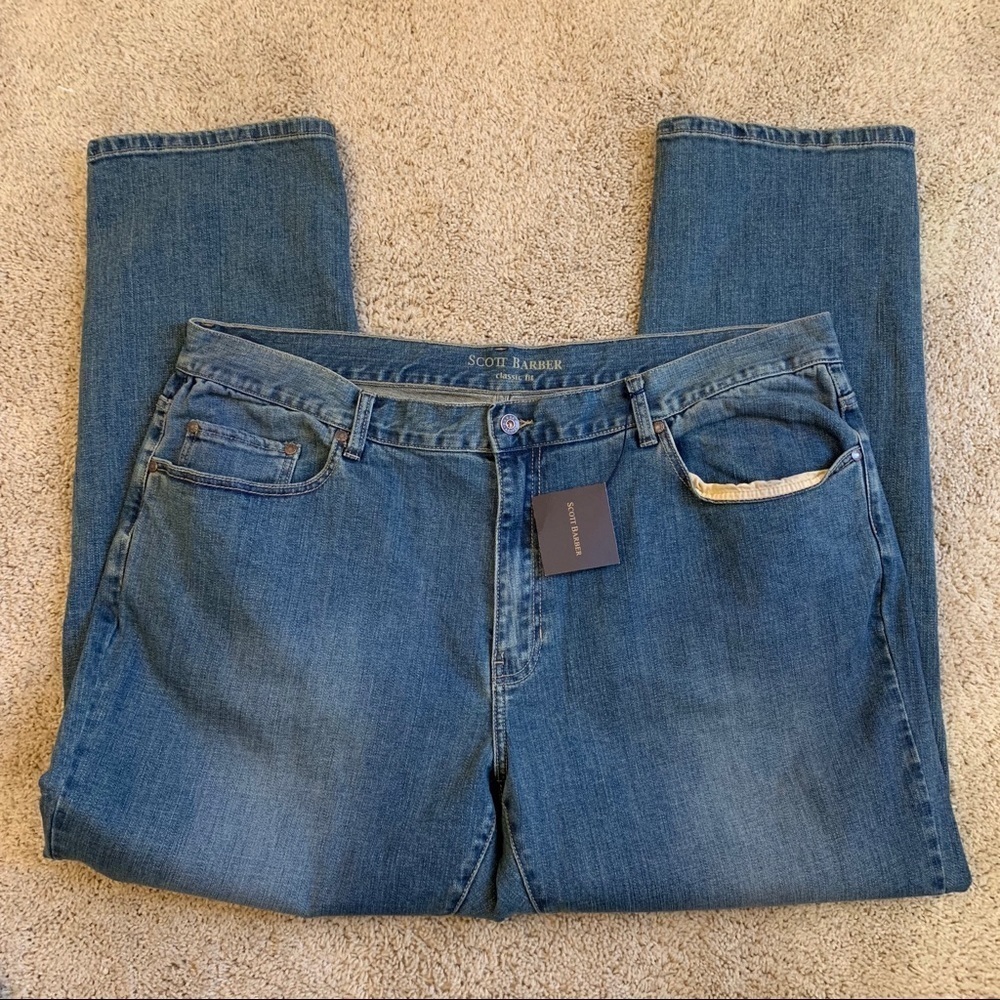 Scott Barber Mens Jeans Classic Fit